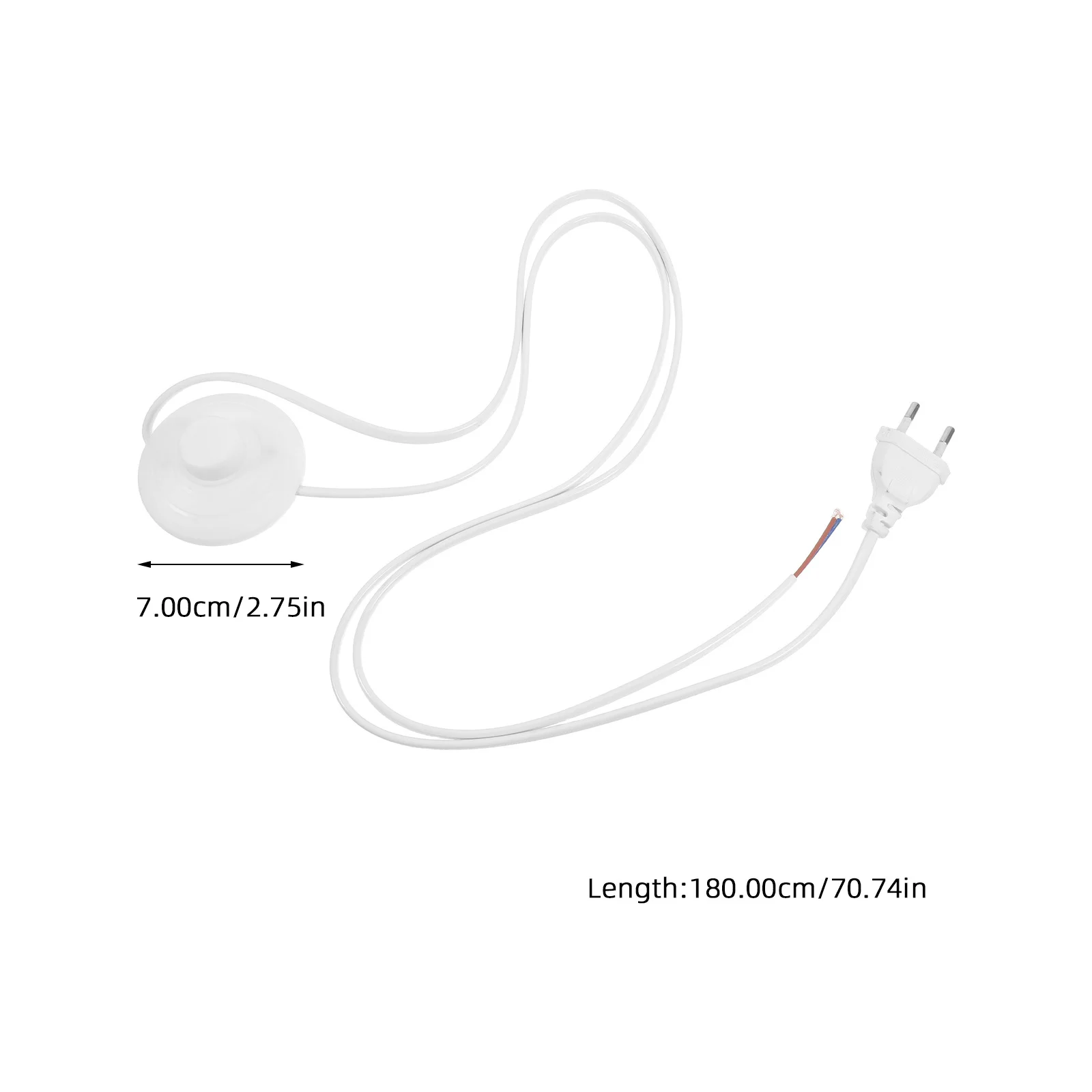 Przewód do przełącznika nożnego, przedłużacz do lampy podłogowej, przełącznik nożny, trwały przewód elektryczny, sterowanie oświetleniem do lampy podłogowej.