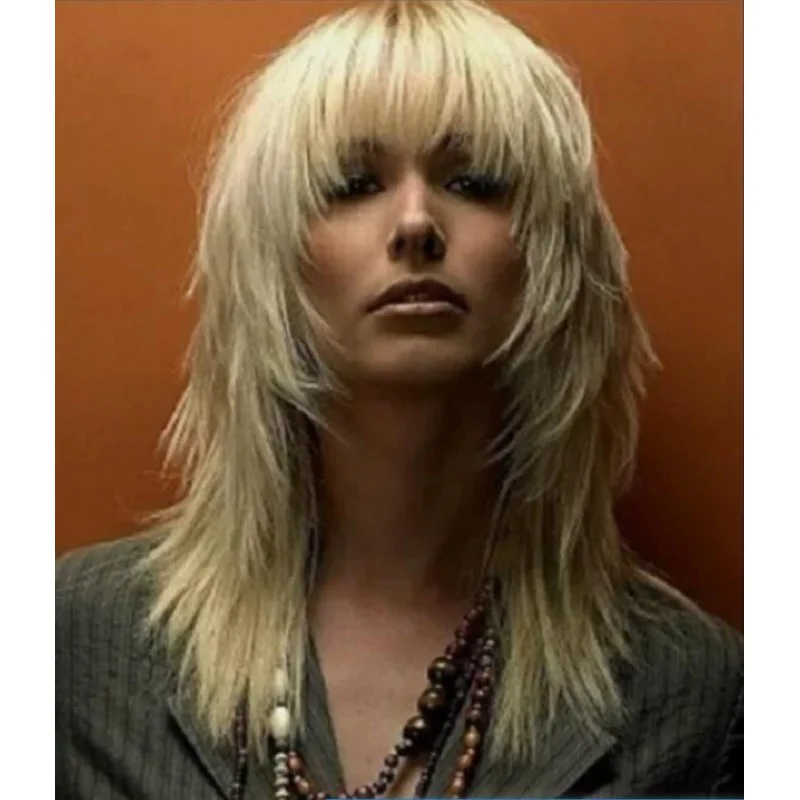 

Женские синтетические волосы с челкой, блондинка, короткий золотой парик для косплея в стиле аниме