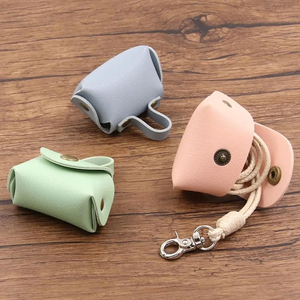 Durable PU Leather Coin Purse Multi-function Decorative Creative Keychain Pendant DIY Small Gift DIY Craft