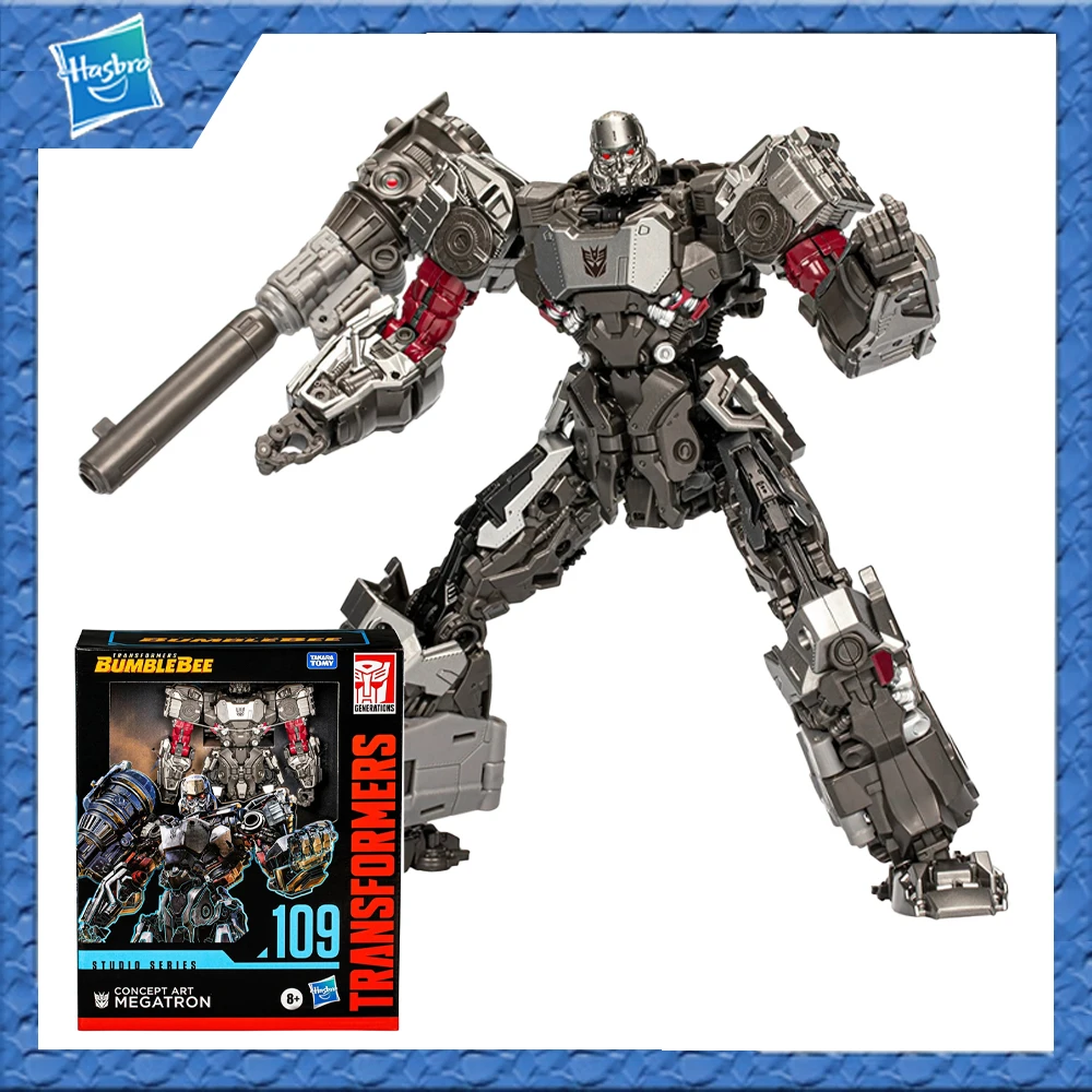 Original Hasbro Transformers Studio Series 109 Leader Concept Art Megatron Model Toy Action Figure Collection Gift