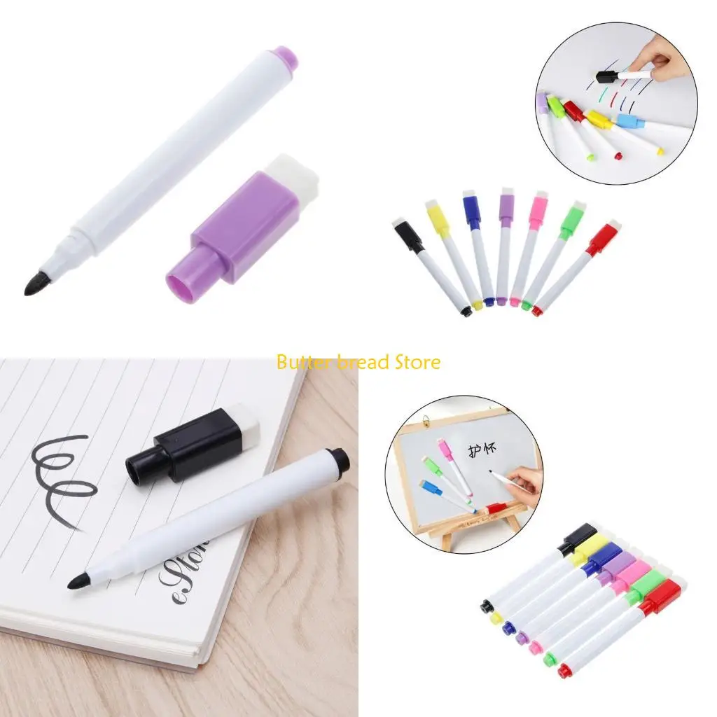 

W89C Whiteboard Pen 5pcs/set Erasable Dry Home Classroom Office Mark Pen