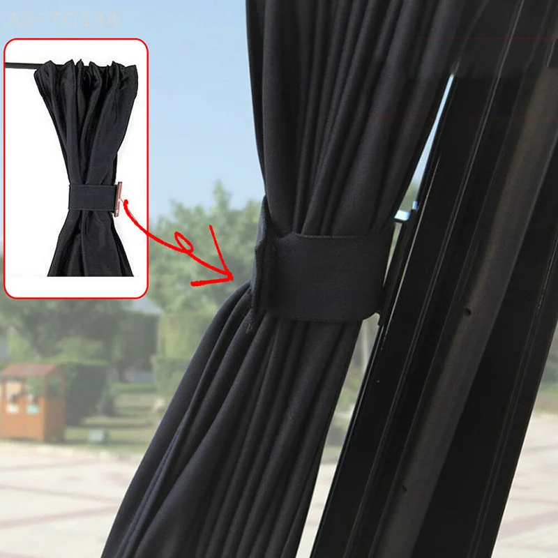

2pcs Car UV Protection Sun Shade Curtains Sides Window Visor Mesh Cover Shield SHIDWJ