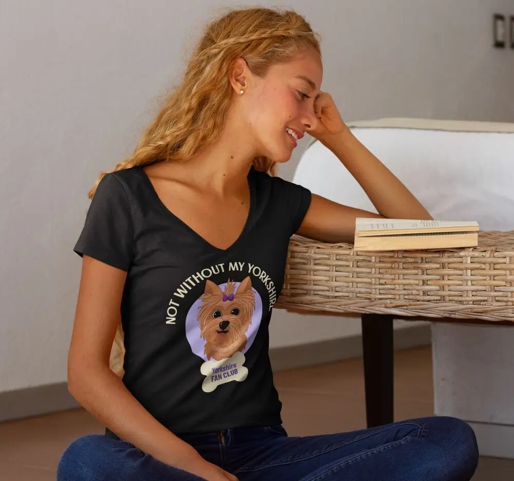 Not with out Your Yorkshire Dog Owner Women's Organic Cotton T-Shirt-