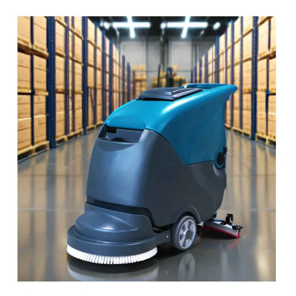 EU Certified Customizable Intelligent Industrial Electric Floor Scrubber Dryer CP-9 Machine with Motor Manual Push New Condition