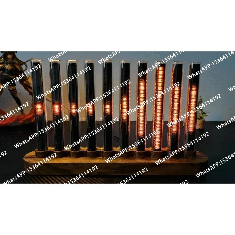 L10-Bit RGB Pickup Level Light LED Display Sound Level Meter Music Indicator Desktop Light