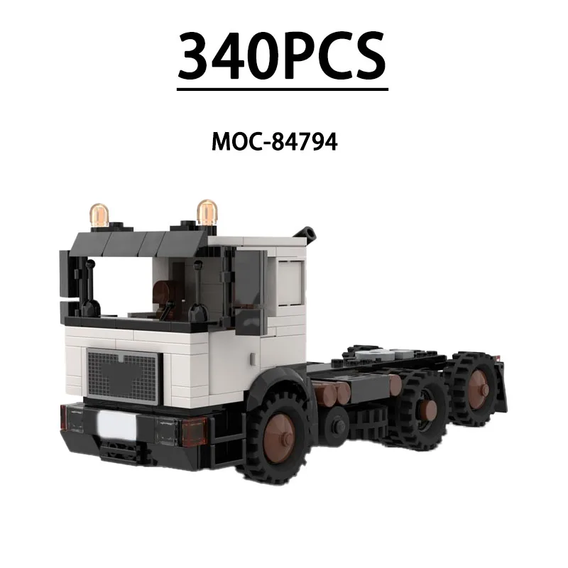 

Конструктор MOC-84794: Модель полуприцепа-грузовика, 340 деталей, развивающая игрушка для детей, подарок на День рождения, Рождество, Новый год