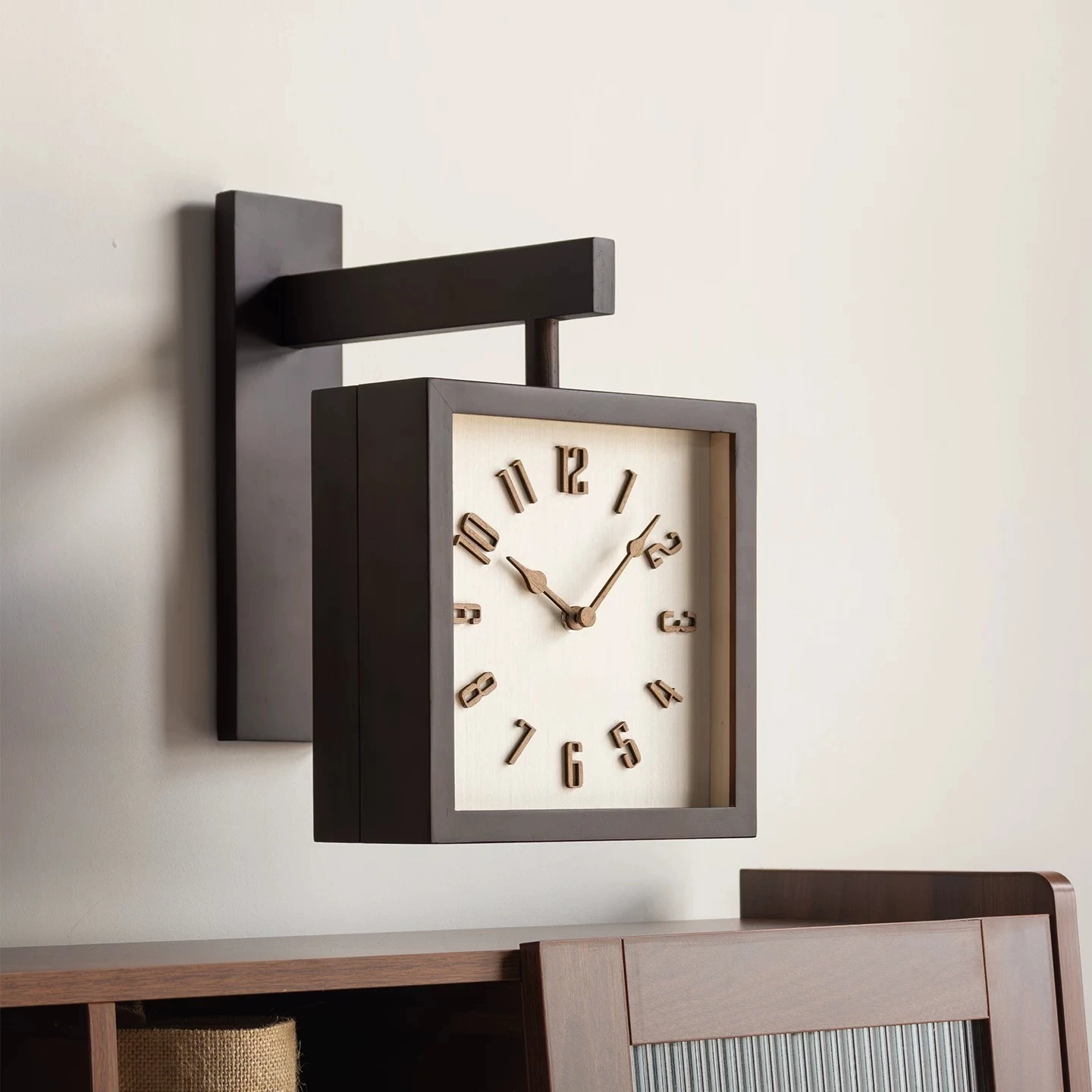 Silent Beautiful Wall Clock Nordic Round Mechanic Digital Wall Clock Kitchen Industrial Reloj Cocina Pared Bedroom Decoration