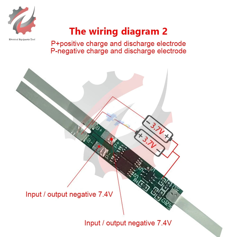 2s 7.4v 2a 3a 4.5a 6a 7.5a 9a Bms Li-ion Battery Protection Board For 18650 Li-ion Lithium Lipo Battery Cell With Nickel Strip