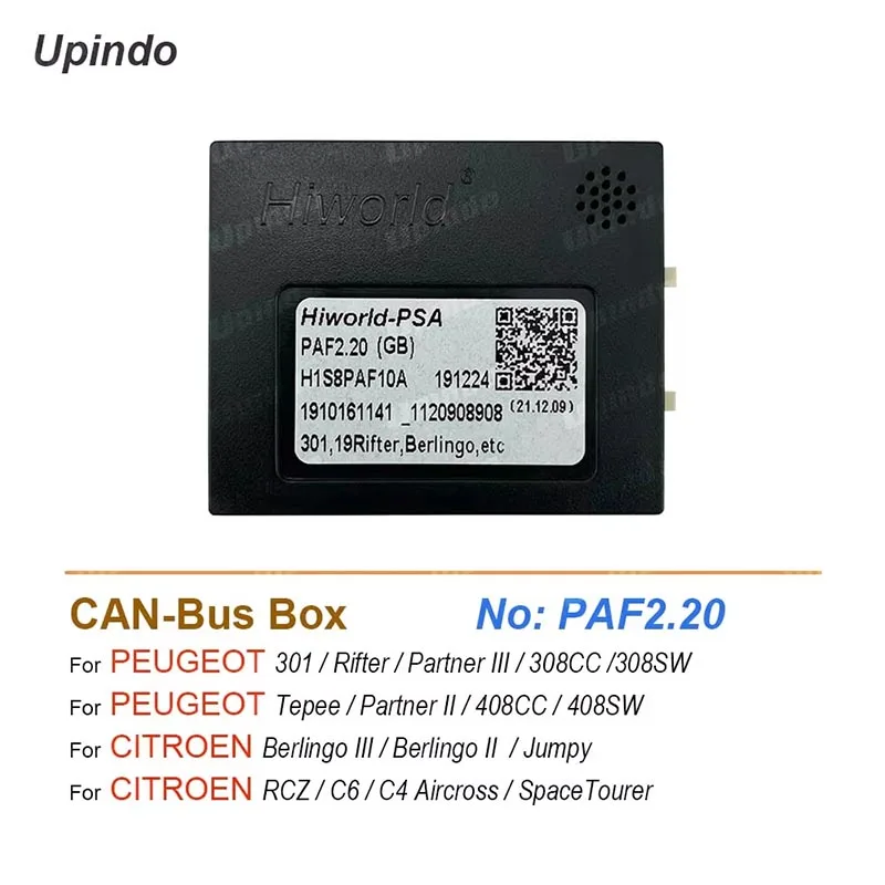 Adattatore Decoder CANBUS PSA-RZ-66 – Cablaggio A 16 Pin Per Auto, Compatibile Peugeot E Citroën