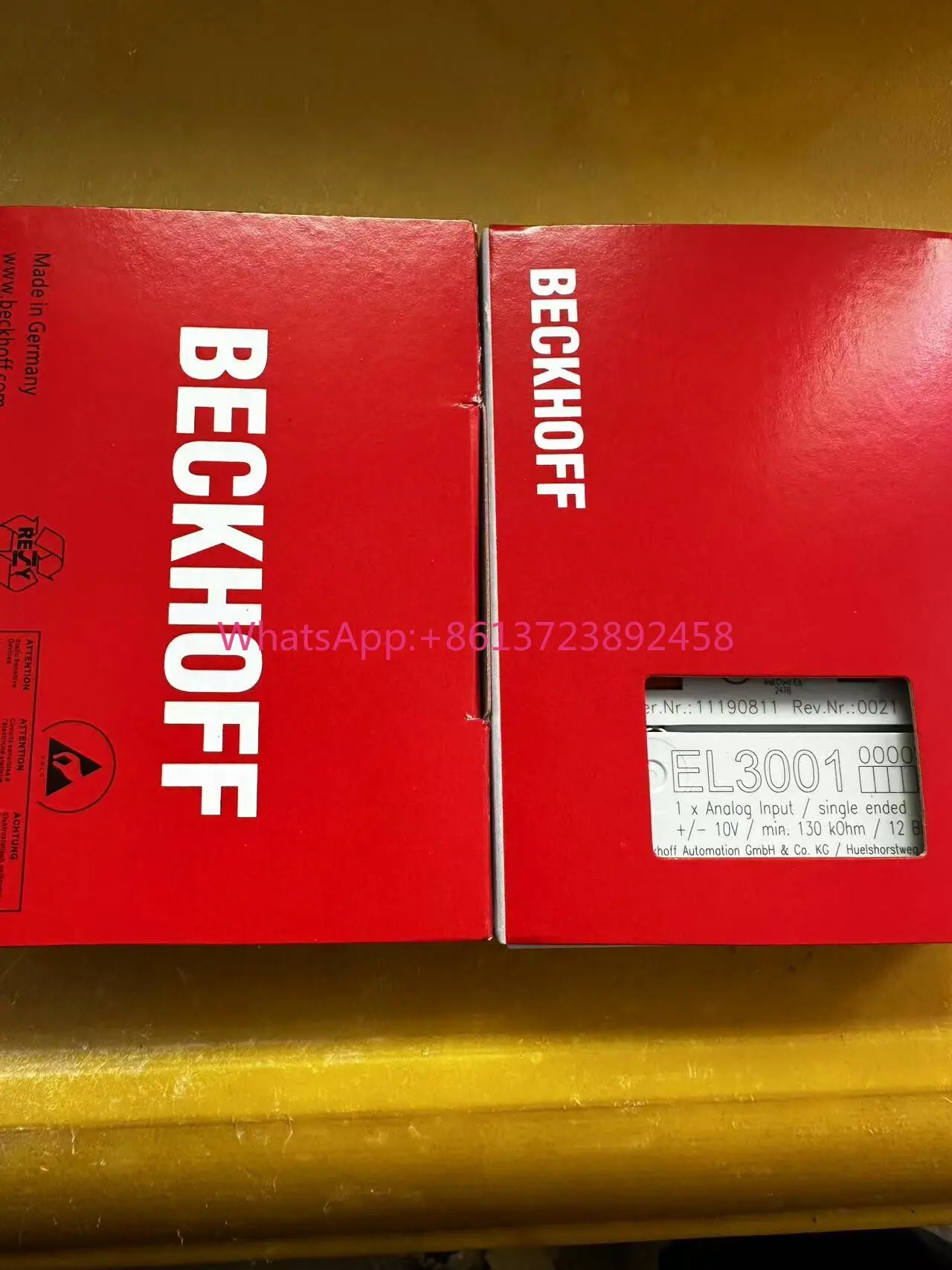 Beckhoff module EL3001 is brand new and original, high quality