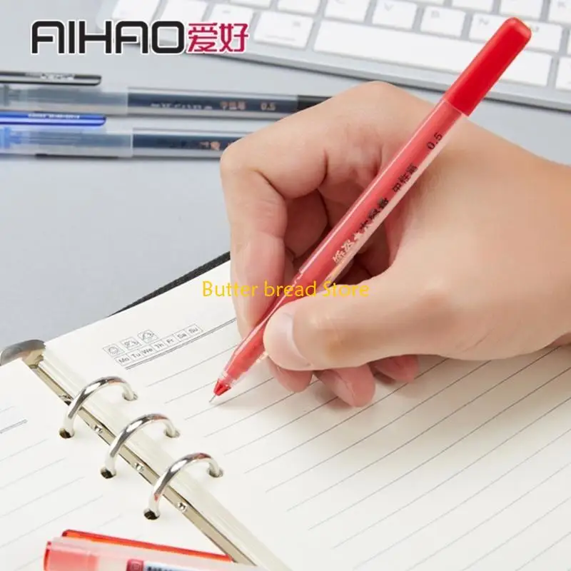 W89C 0,5 mm wyjątkowo cienkie długopisy z płynnych atramentowych pąki Ball Punktowe długopisy do biura