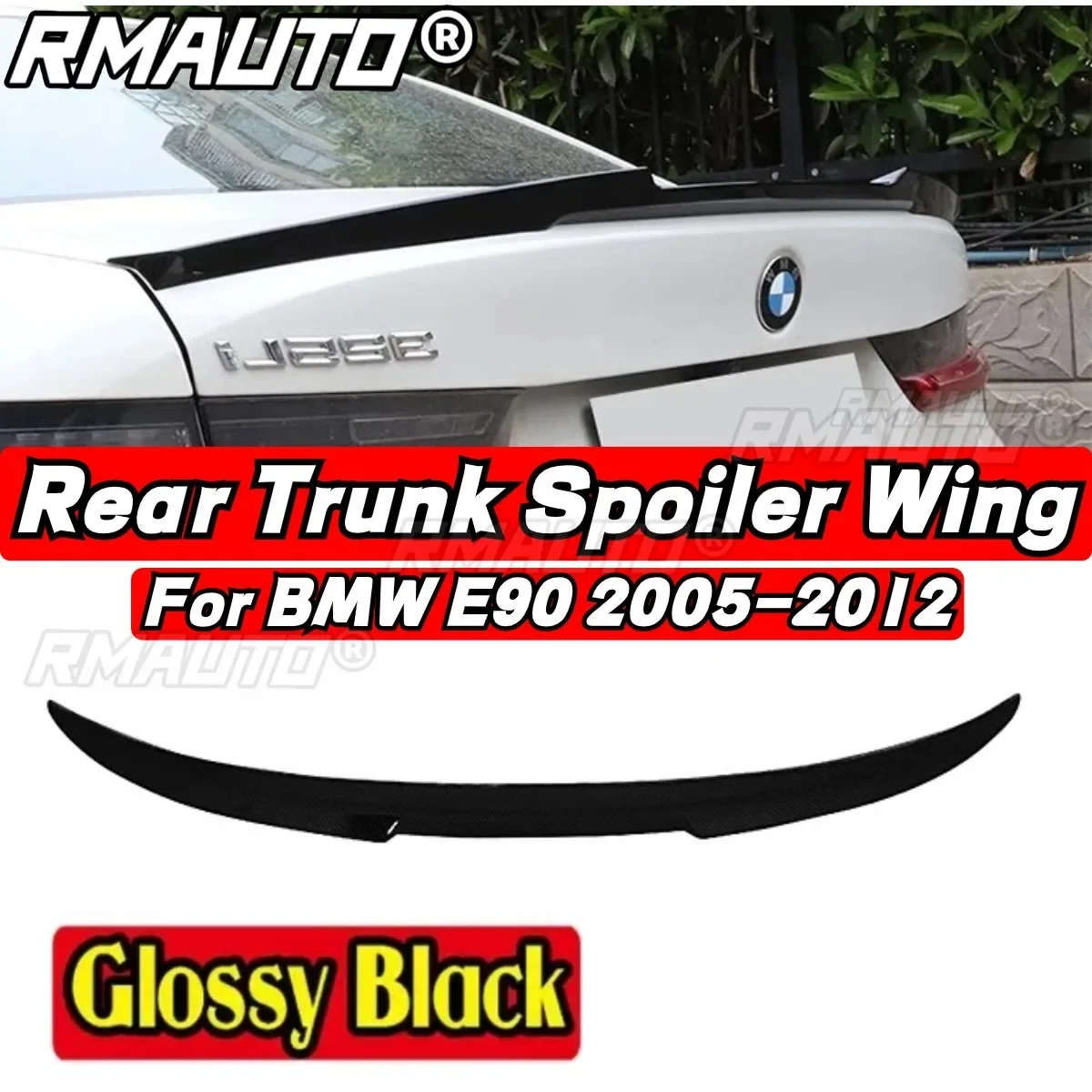 Car Rear Trunk Spoiler Car Rear Spoiler Wing Tunning Part For BMW 3 Series E90 M3 325i 328i 335i 330i Car Accessories