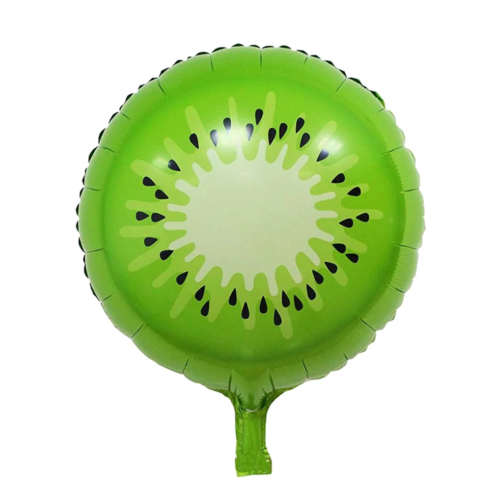 

12 Pcs Fruit Shape Balloons Watermelon Kiwi Foil Party Festival Decor Balloon Set Celebration Accessories