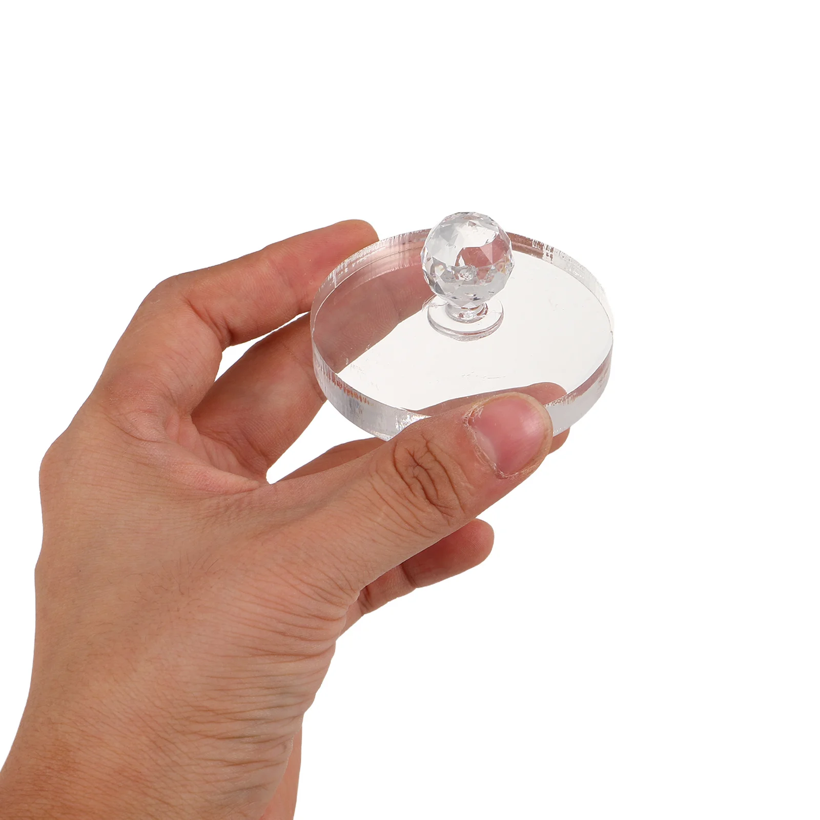 

2Pcs Eye Shadow Press Tool for Precise Forming and Effortless Repair of Loose Powders Portable Stamping 2.24-Inch