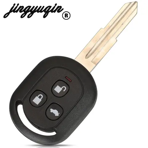 Jingyuqin 3 кнопки для Chevrolet Lacetti Daewoo Nubira пульт дистанционного управления для автомобильного ключа чехол Брелок с заменой необработанного лезвия