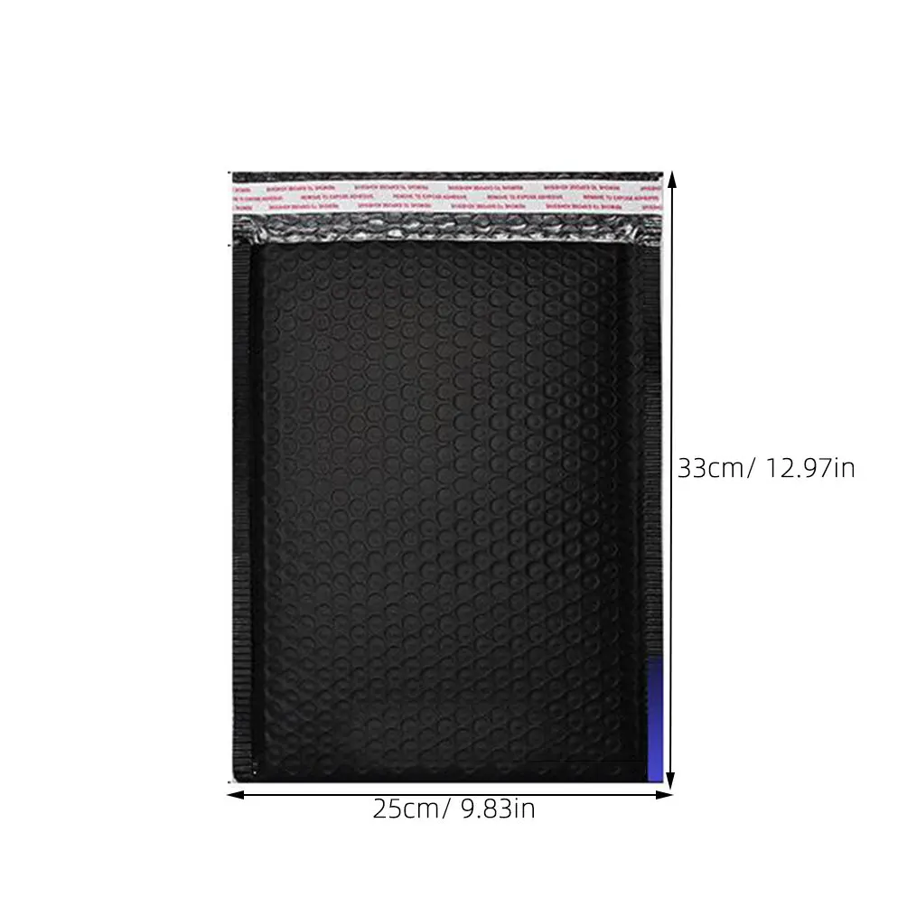 25Pcs Waterproof Bubble Storage Bag Shockproof Packaging Pouch Protective Mailing Bags for Books Cosmetics Home Shop