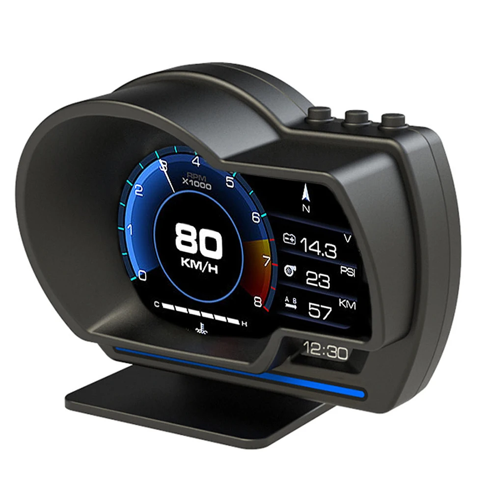 For V60 Original HUD Heads Up Display Digital GPS Speedometer Smart Car OBD Gauge Diagnostic Tools