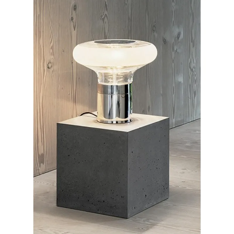 Nordic Minimalist Glass Table Lamp Designer Creative Bedside Lamp For Bedroom Living Room Study Sample House Decor Lighting