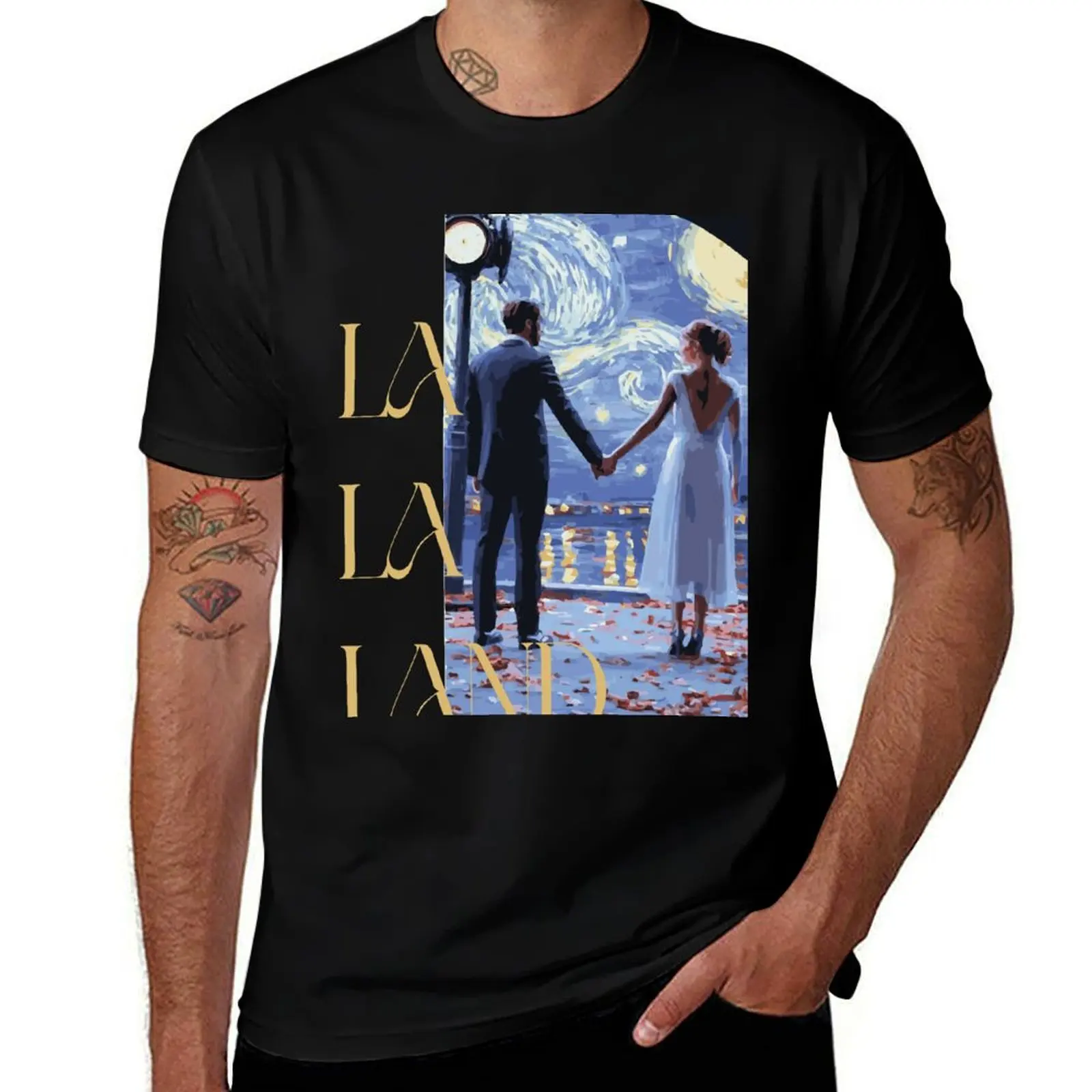 La la land T-Shirt Creative Graphic Tee Shirt T-Shirt