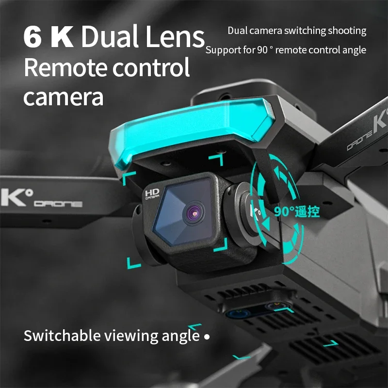 Kamera tanpa sikat daya Optical Flow Foldble Light UAV 2024 baru K ° Max Drone profesional EIS Gimbal 6K HD