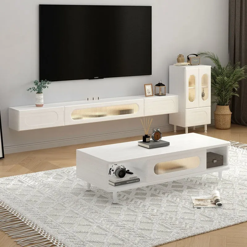

Living Room Modern Tv Stands White Display Luxury Wall Shelf Wood Tv Table Designer Minimalist Suporte Para Tv Home Furniture