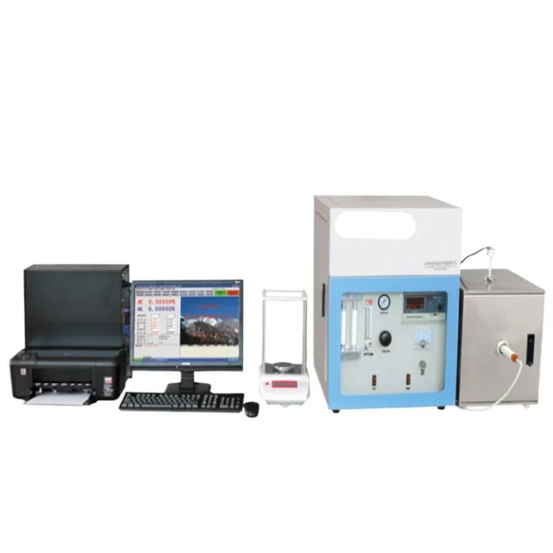 Dsf2002 محلل الأشعة تحت الحمراء عالي التردد لأداة اختبار تحليل الكربون والكبريت للهندسة الكيميائية
