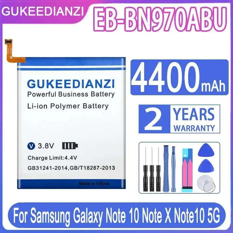 

Надежный блок питания, аккумулятор для мобильного телефона для Samsung Galaxy Note 10 X Note 10 Notex 5G EB-BN970ABU 4400 мАч