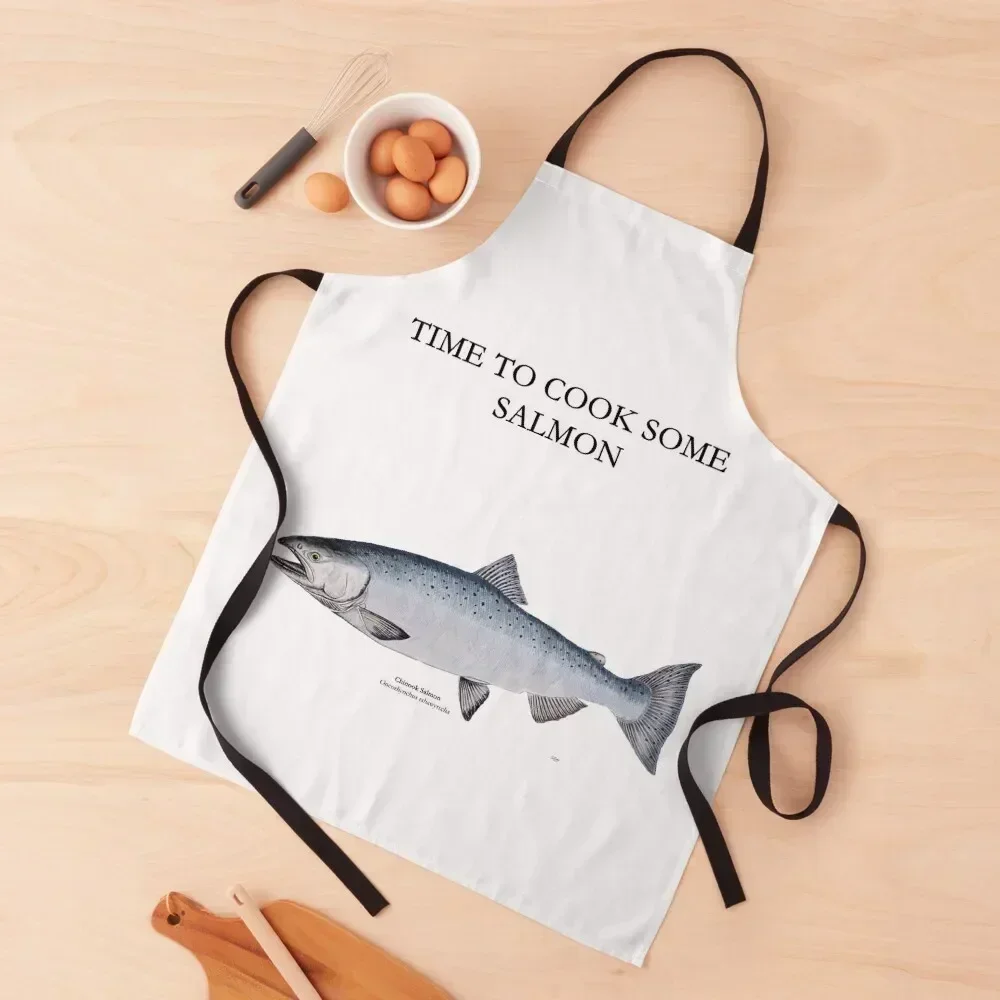 

Chinook Salmon Apron Kitchen And Home Items household woman For Home Accessories Kitchen Tools Accessories Apron