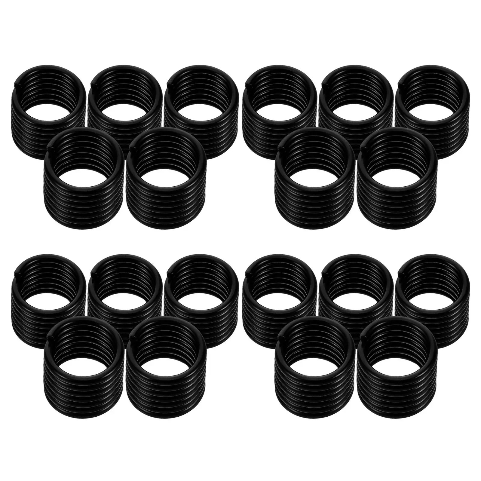 20Pcs Heavy Duty Alloy Compressor Hose Lock Spring Replacement for Air Pump Tire Inflator Hose Chuck Repair Parts