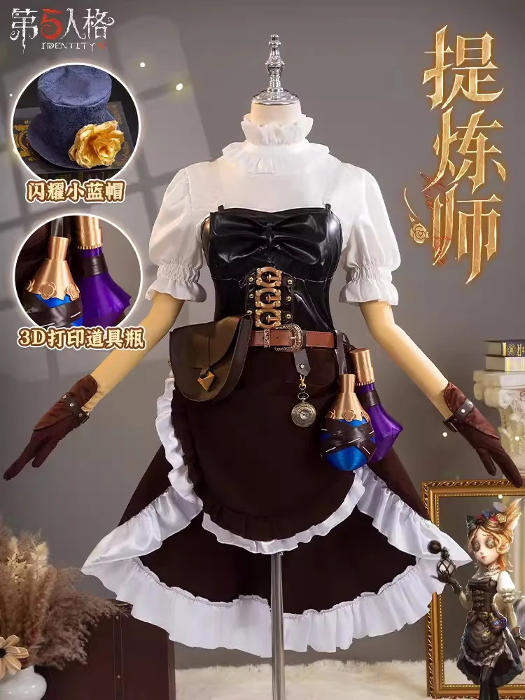 

Vera Nair Cosplay Game Identity V Perfumer Cos Anime Women Fashion Dress Skirt Costume Role Play Clothing Halloween Party Suit