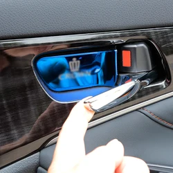 Suitable for 210 series Toyota Crown interior handle door bowl decorative stickers stainless steel interior accessories.