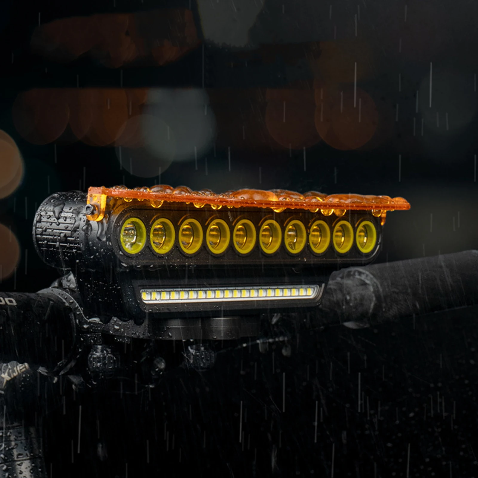 1000-lumen-rechargeable-bike-front-light-w-wireless-remote-control-bracket-high-penetration-yellow-cover-cycling-light