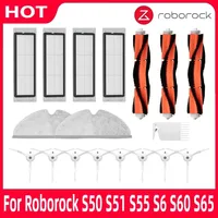 For Xiaomi Mijia 1s Roborock S50 S55 S5 Max S6MaxV S6 Pure Hepa Filter Mop Rag Brush Accessories Robot Vacuum Cleaner Parts