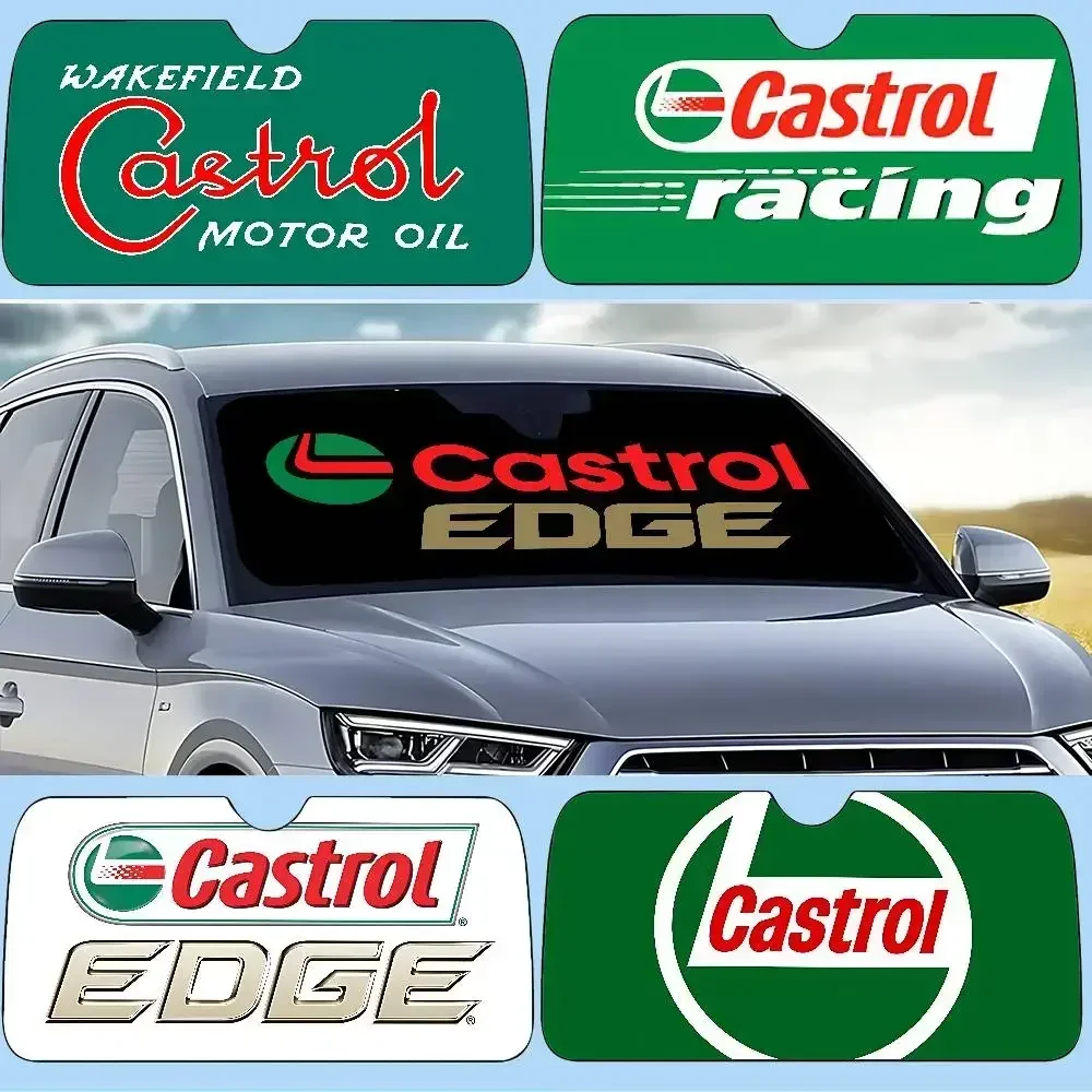 

C-Castrol Windshield Sunshade Car Window Windscreen Cover Sun Shade Auto Sun Visor Car-covers Car Solar Protection