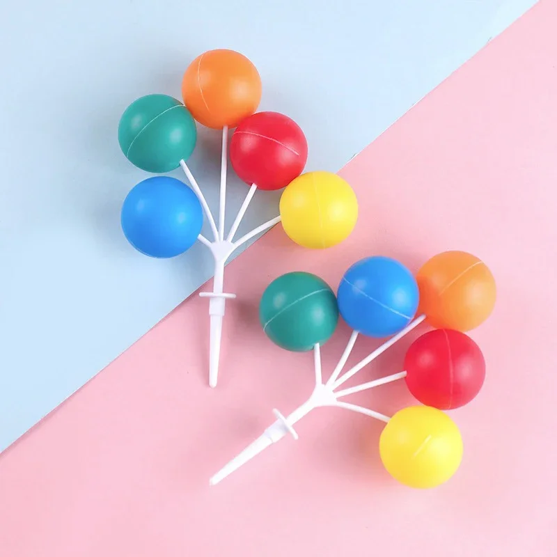 Makronen-Farbige Plastik-Ballonschnur zum Einstecken, Kuchendekoration, Valentinstag, Hochzeit, Party-Zubehör, Feier-Werkzeuge – Detail 5