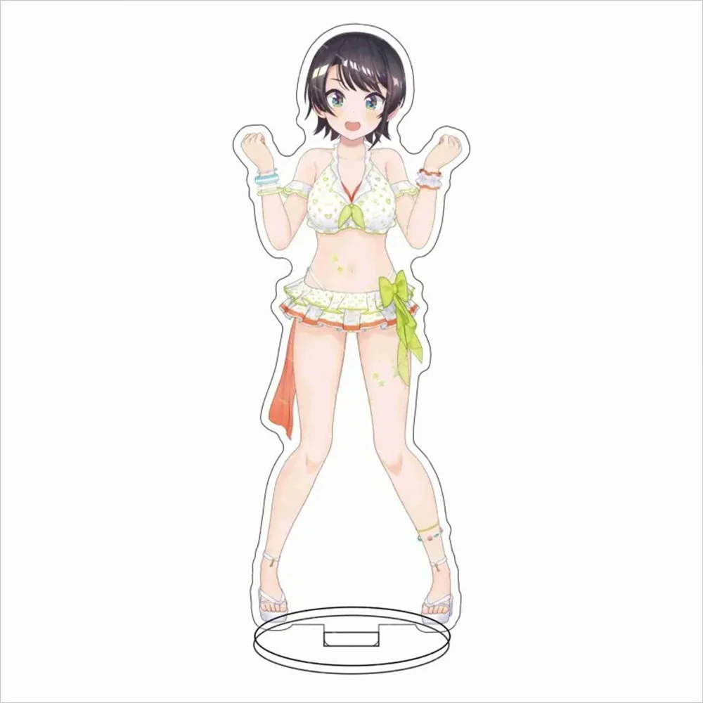 15CM hot Anime Hololive YouTuber Acrylic Stand Model Cosplay Characters Ornament Accessories Merry Christmas Good Gifts