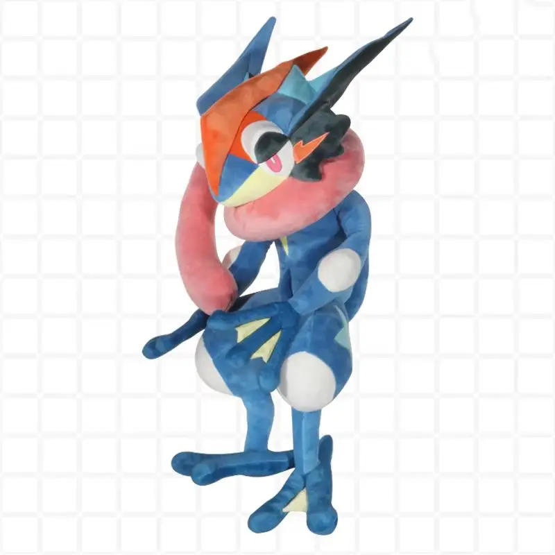 Pokemon caliente 70cm animales Kawayi Greninja juguetes de peluche muñeca de peluche suave Linda almohada decoración de la habitación regalo de cumpleaños para niños