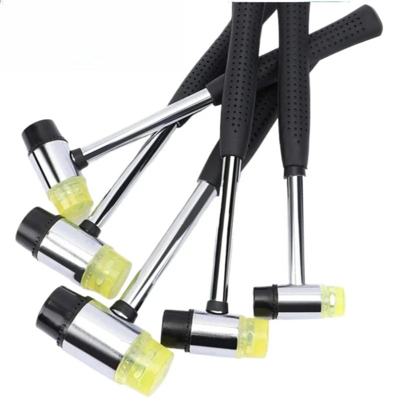 Double Face Soft Tap Rubber Hammer Multifunctional Glazing Window Beads Hammers Nylon Head Rubber Mallet 25/30/35/40mm