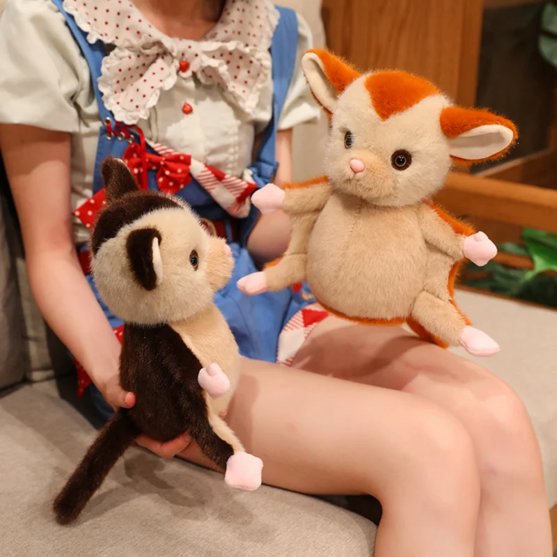 25CM 귀여운 만화 시뮬레이션 애니메이션 플라잉 마우스 봉제 인형 어린이용 플라잉 마우스 수제 인형 축제 선물