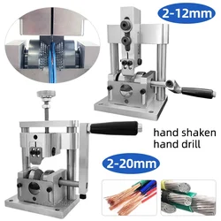 Maszyna do ściągania izolacji, ręczna/wiertarka do ściągania izolacji, przenośna obieraczka do drutu, narzędzie do ściągania izolacji do recyklingu drutu miedzianego