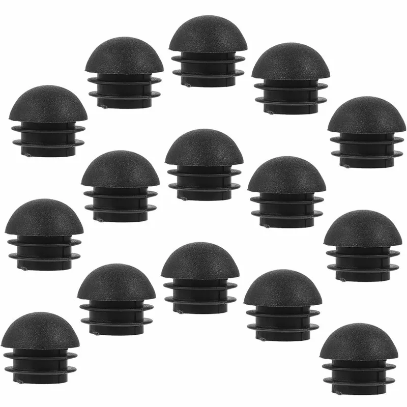 

14 шт. черных пластиковых накладок для ножек стульев, 19 мм, с вставным дизайном, для снижения шума, для домашних и офисных стульев