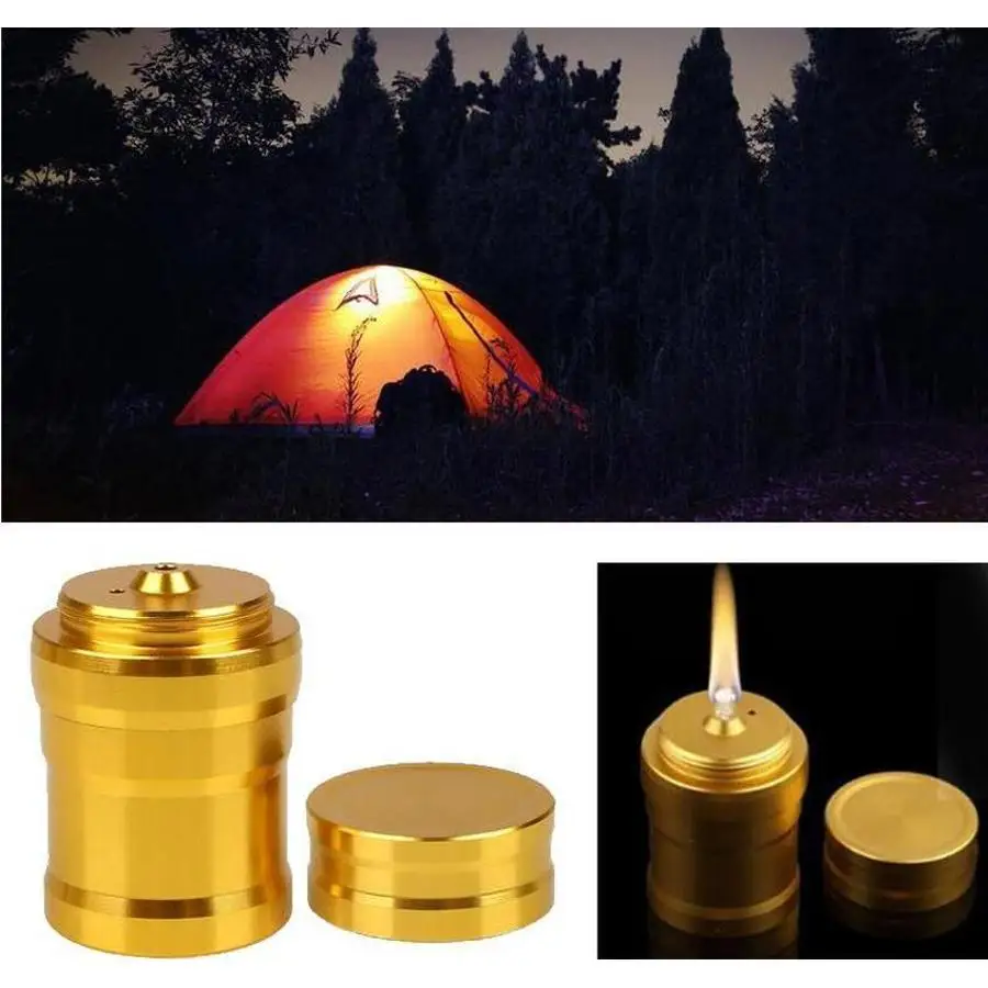 Mini Metal Alcohol Burner Lamp Portable Heating Tool For Lab Experiments Outdoor Camping Hiking Travel Survival Gear