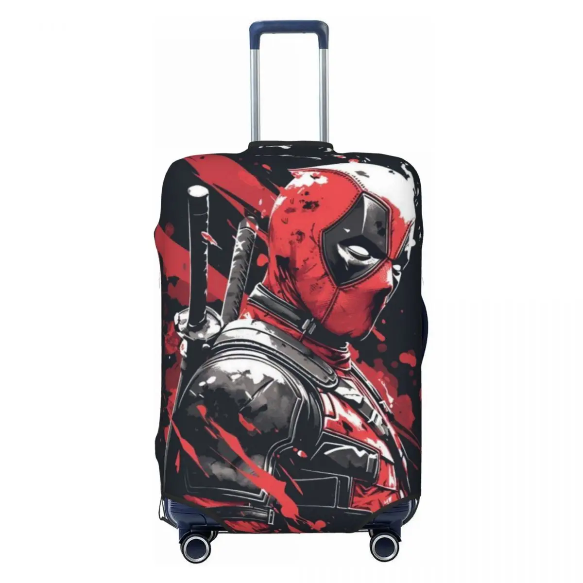 

Custom Deadpool Suitcase Cover Dust Proof Cool Superhero Luggage Covers Protector for 18-32 inch