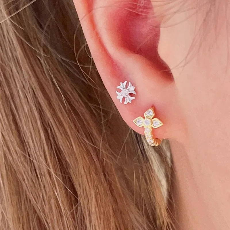 الأقراط الزركون الفاخرة للنساء ، الأقراط الخفيفة ، شخصية ، تصميم جديد ، الموضة ، الخريف