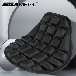 Seametal-オートバイ、シートクッション、黒、evaフォーム、ソフト、快適、電動自転車用のユニバーサルシートカバー