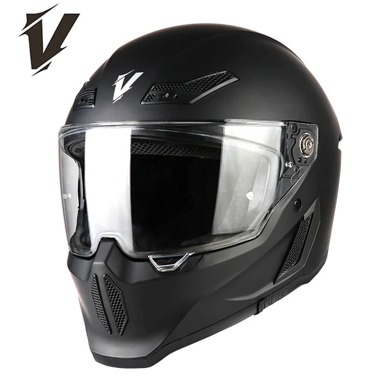 

Motorcycle helmet full helmet safety helmet men's and women's four season universal motorcycle racing helmet