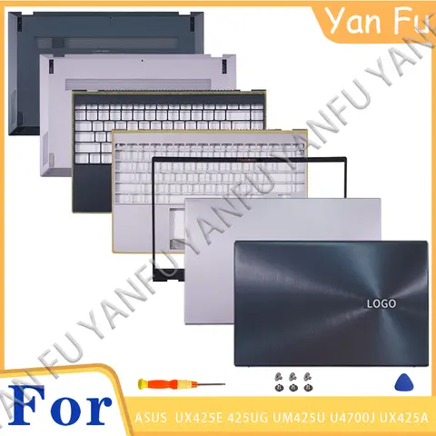 ASUS ZenBook 14 UX425 UM425 UX425J UX425JA U4700J 노트북 LCD 후면 커버 상단 후면 뚜껑 전면 베젤 팜레스트 경첩 케이스, 신제품