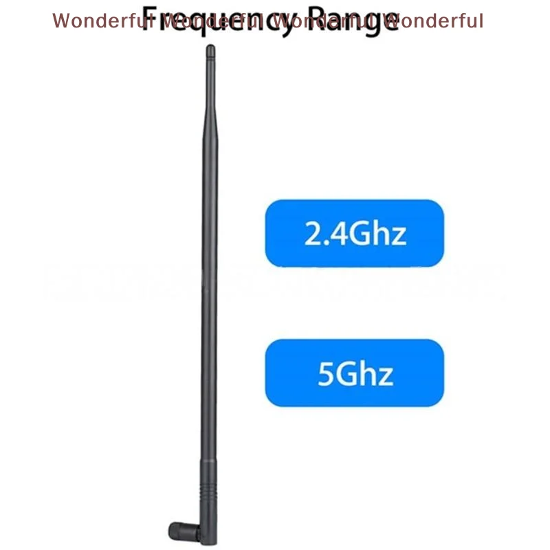 

Dual Band RP SMA Antenna 9DBI 2.4GHz 5.8GHz WiFi Enhanced Signal for Router Repeater Home Office Stable Internet