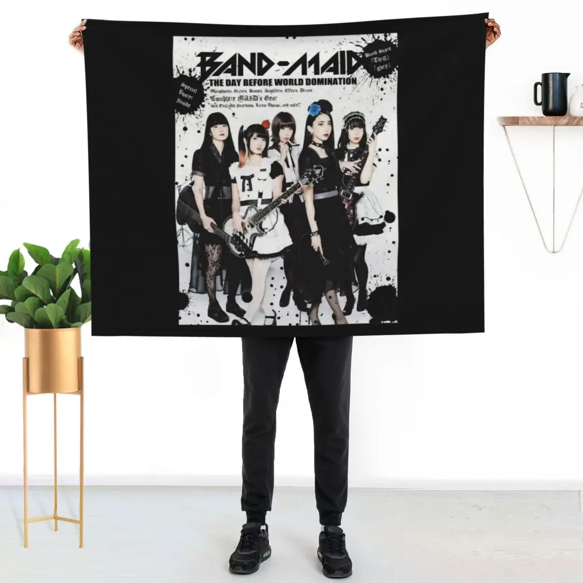 Birthday Gift Band Maid Brand New Maid Throw Blanket Cute Luxury Throw Warm Bed linens Soft Big Decorative Throw Blankets