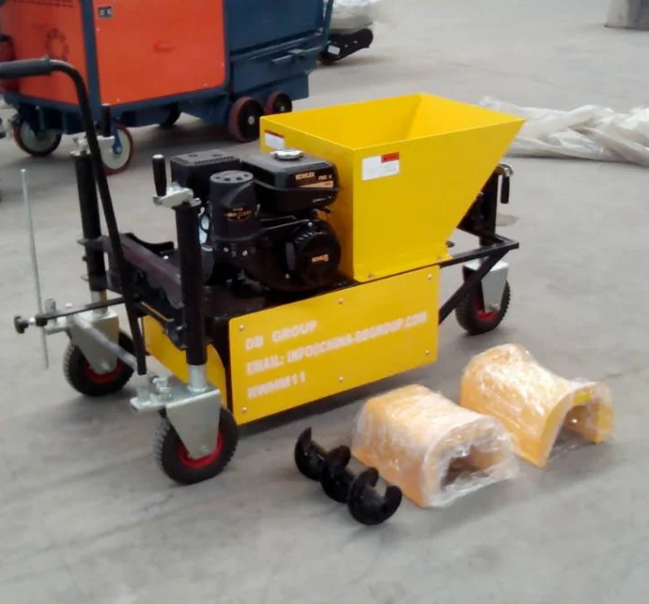 LOVO Concrete Curb Making Machine For Sale Road Curb And Curb Forming Machine With Concrete Paver Accessories
